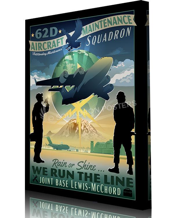 JB Lewis McChord C-17 62d AMXS Art
