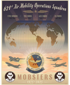 JB McGuire-Dix-Lakehurst 621st AMOS 50th Anniversary Art