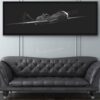 RQ-4 Global Hawk Side View Jet Black Lithograph RQ-4 Global Hawk Side View Jet Black Lithograph