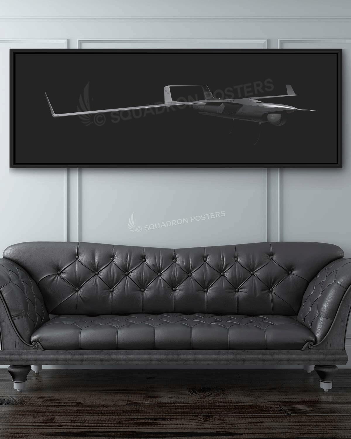 RQ-21A Personalized Jet Black Lithograph Poster Artwork