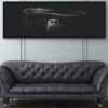 UH-1N Huey Personalized Jet Black Lithograph UH-1N Huey Personalized Jet Black Lithograph