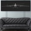 F-14 Tomcat Jet Black Lithograph
