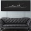 Jet Black Constellation Class Frigate Lithograph Jet Black Constellation Class Frigate Lithograph