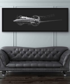 C-12J Personalized Jet Black Lithograph Poster Artwork