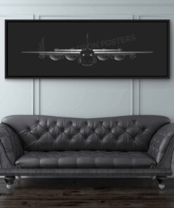 KC-130J Rear View Personalized Jet Black