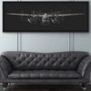 C-2A Greyhound Jet Black Lithograph C-2A Greyhound Jet Black Lithograph