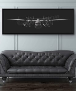 C-2A Greyhound Jet Black Lithograph
