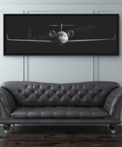 C-37B Personalized Jet Black Lithograph Poster Artwork