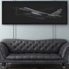 B-58 Hustler Personalized Jet Black Lithograph B-58 Hustler Personalized Jet Black Lithograph
