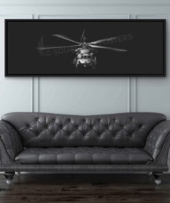 HH-60G Personalized Jet Black Lithograph Poster Artwork