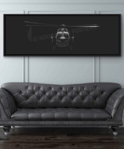 UH-72 Lakota Jet Black Lithograph