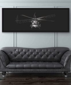 HH-60 Personalized Jet Black Lithograph Poster Artwork