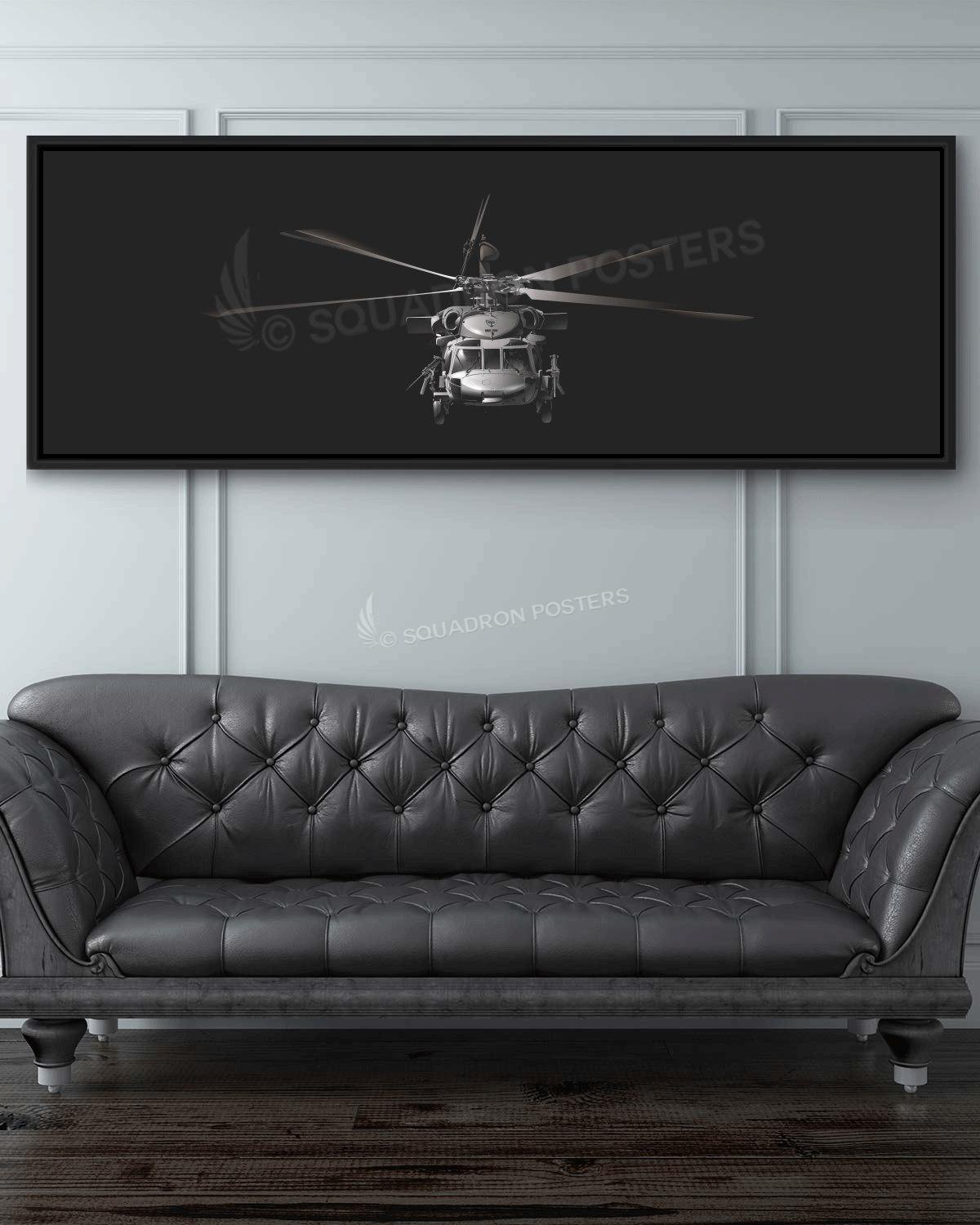 HH-60 Personalized Jet Black Lithograph Poster Artwork