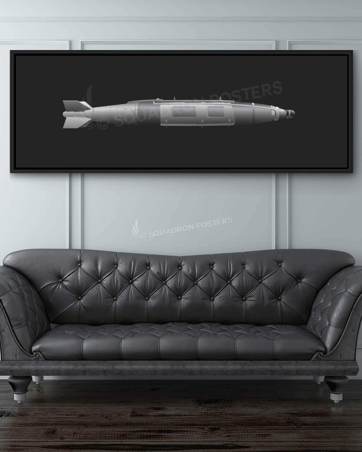 GBU-56 Personalized Jet Black Lithograph Poster Artwork