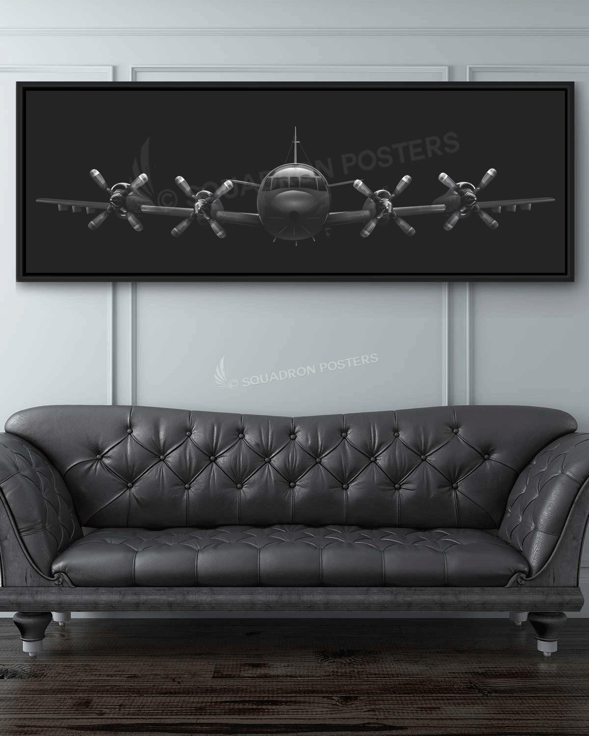 P-3 Orion Jet Black Lithograph Poster Artwork