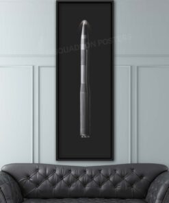 Minuteman III Personalized Jet Black Lithograph