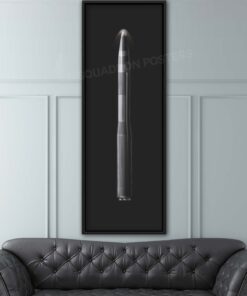 Minuteman III Personalized Jet Black v2 Lithograph Poster Artwork