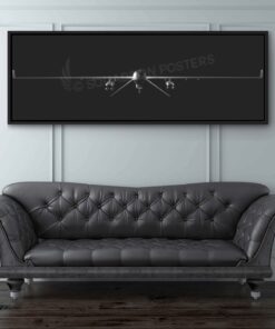 MQ-1C Gray Eagle Jet Black Lithograph