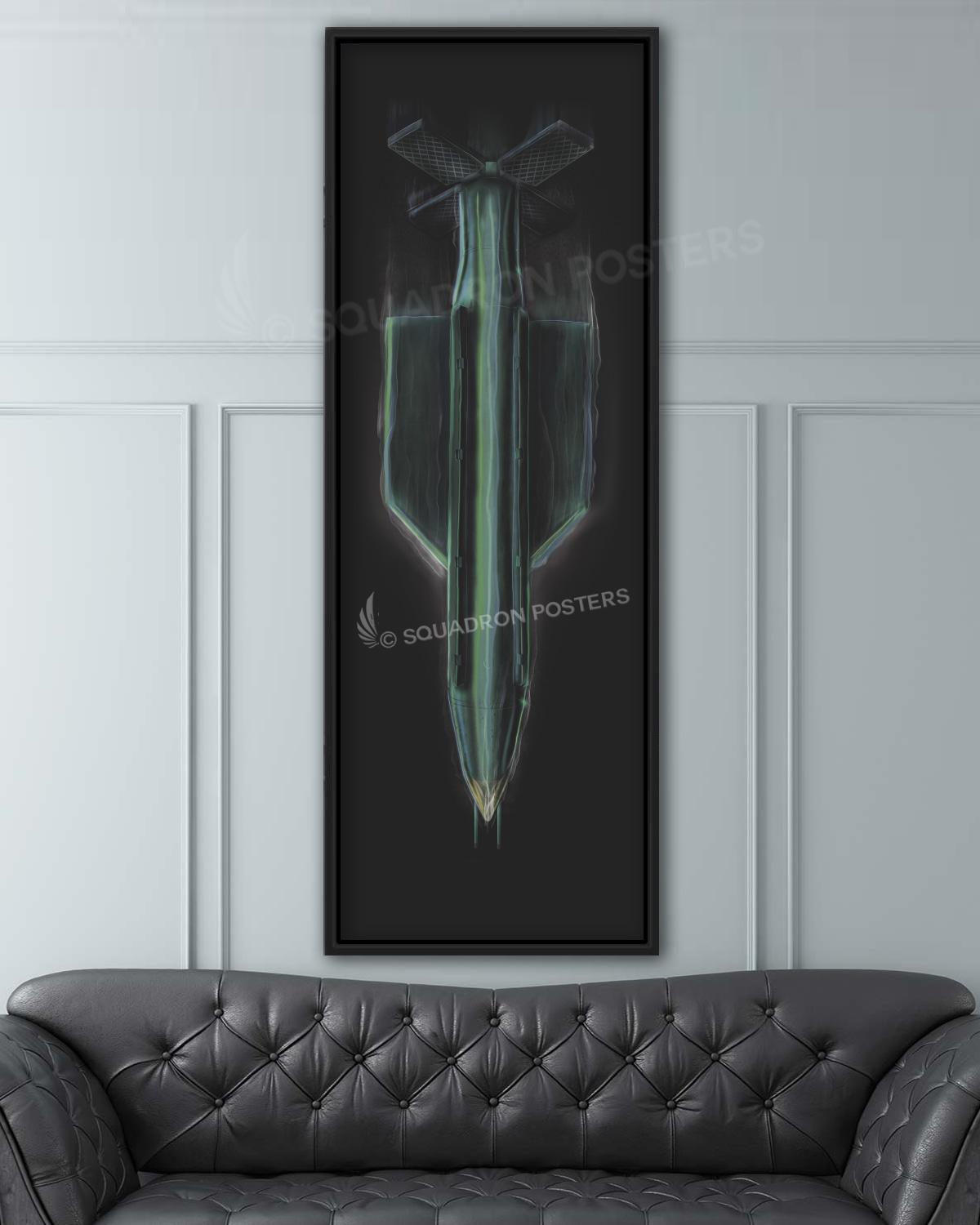 MOAB Mother of All Bombs GBU-43B Lithograph Poster Artwork