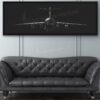 C-17 Rear View Loadmaster Jet Black Lithograph C-17 Rear View Loadmaster Jet Black Lithograph