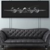 B-17 Flying Fortress Jet Black Lithograph B-17 Flying Fortress Jet Black Lithograph