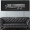 JP-8 Fuel Truck Jet Black Lithograph JP-8 Fuel Truck Jet Black Lithograph