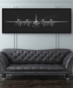 C-130H Litening Pod Jet Black Lithograph