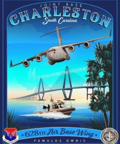 JB_Charleston_C-17_628th_ABW_16x20_FINAL_Sam_Willner_SP01702Mfeatured-aircraft-lithograph-vintage-airplane-poster