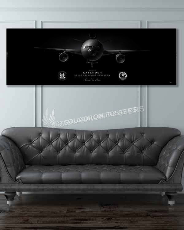 KC-10 2 ARS Jet Black Super Wide Canvas Print JB_McGuire-Dix_2D_ARS_KC-10_SP01306-military-air-force-aviation-artwork-poster-jet-black-litho