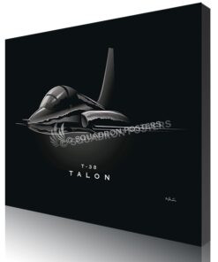 JET BLACK T-38 Talon SP00968-featured-canvas-lithograph-art