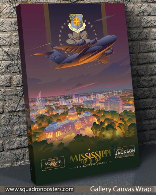 Jackson Mississippi ANG 172d AW - Squadron Posters