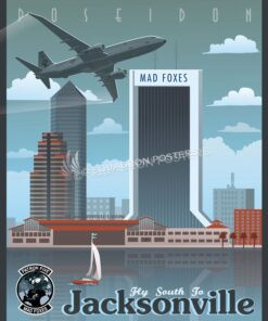 NAS Jacksonville VP-5 P-8 Poseidon Jacksonville_P-8_VP-5_SP01296-featured-aircraft-lithograph-vintage-airplane-poster-art