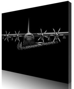 Jet Black AC-130J SP01093-FEAT-jet-black-aircraft-lithograph