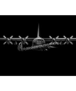 AC-130U Jet Black Lithograph