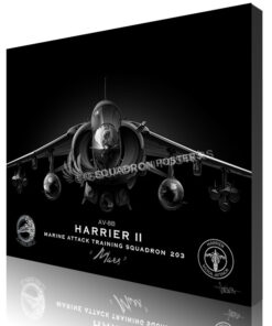 Jet Black AV-8B mod SP01431-featured-canvas-lithograph-art