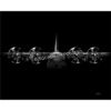 Jet Black C-130H New Prop Lithograph