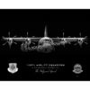 C-130J 115th AS Jet Black Lithograph C-130J 115th AS Jet Black Lithograph