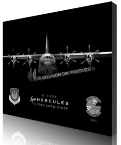 Jet Black C-130J Super Herc FCC SP00984-featured-canvas-lithograph