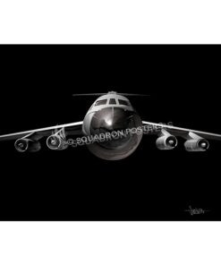 C-141 Starlifter Jet Black Lithograph Jet Black C-141 SP01264-FEAT-jet-black-aircraft-lithograph-art