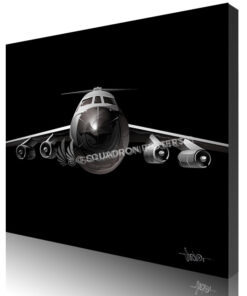Jet Black C-141 SP01264-featured-canvas-lithograph-art