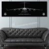 C-17 437th AW Jet Black Super Wide Canvas Print