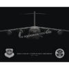 62nd AMXS C-17 Jet Black Lithograph