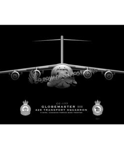 CC-177, 429 TS (Canada) Jet Black Lithograph