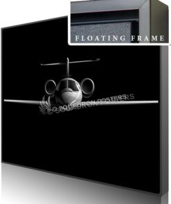 Jet Black C-21 generic Max Shirkov SP01537-featured-canvas-framed-aircraft-lithograph
