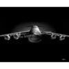 Jet Black C-5 Galaxy Lithograph Jet Black C-5 Galaxy Lithograph