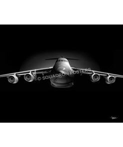 Jet Black C-5 Galaxy Lithograph