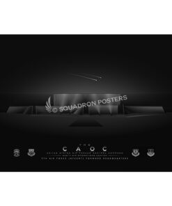 Jet Black CAOC 9th AFCENT FHQ Lithograph