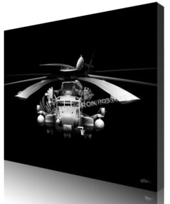Jet Black CH-53E Super Stallion SP01286-featured-canvas-lithograph-art