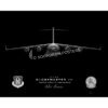 Dover AFB 326th Airlift Squadron Jet Black Lithograph Dover AFB 326th Airlift Squadron Jet Black Lithograph