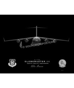 Dover AFB 326th Airlift Squadron Jet Black Lithograph